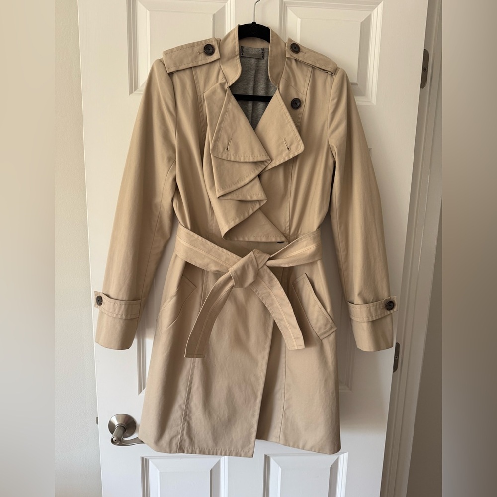 Diane Von Furstenberg Beige Trench Coat